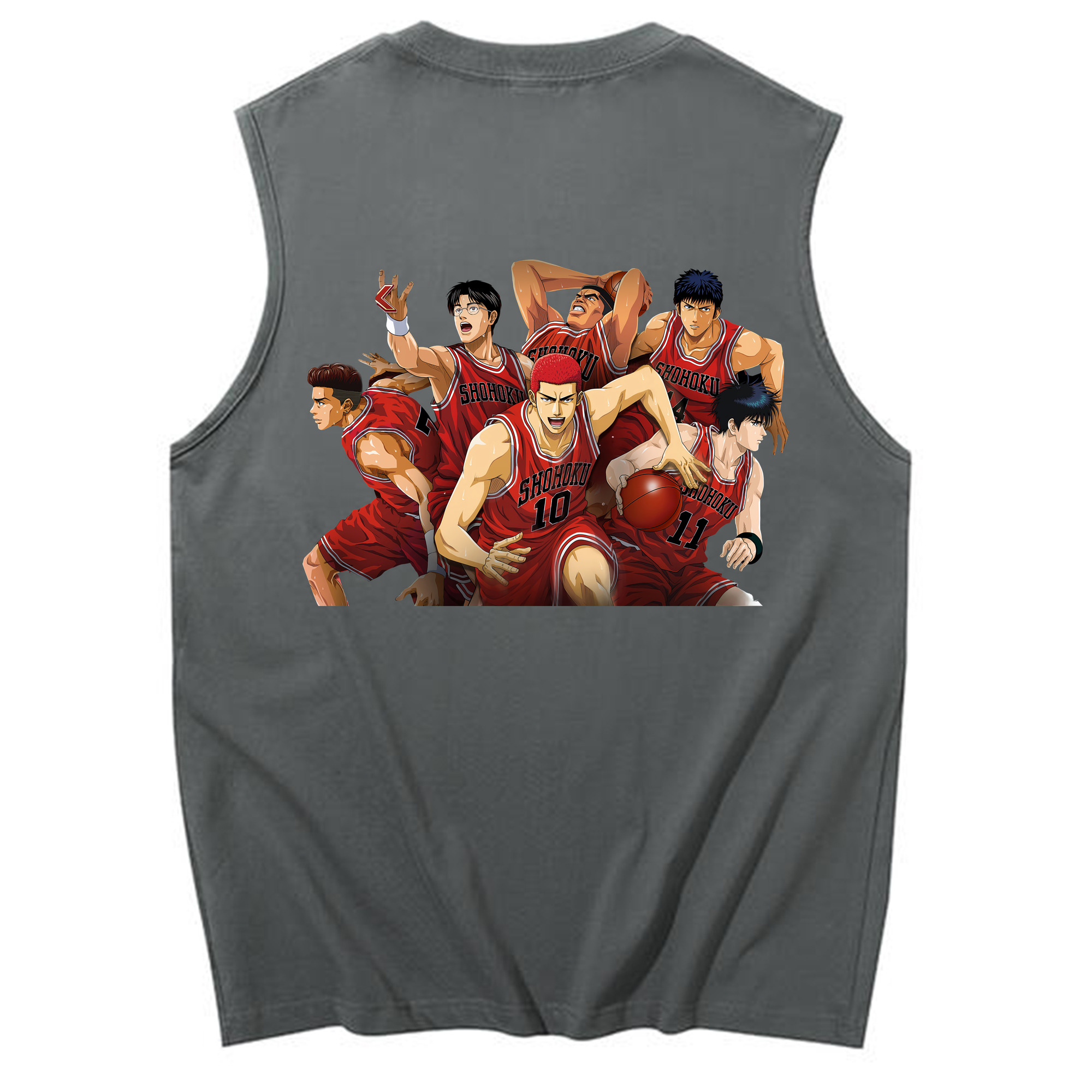 （画像用） SLAM DUNK／スラムダンク コットン100％タンクトップ（背面プリント）